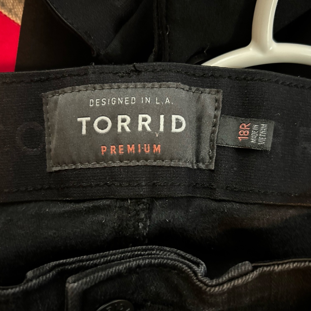 Torrid black jeans size 18R.